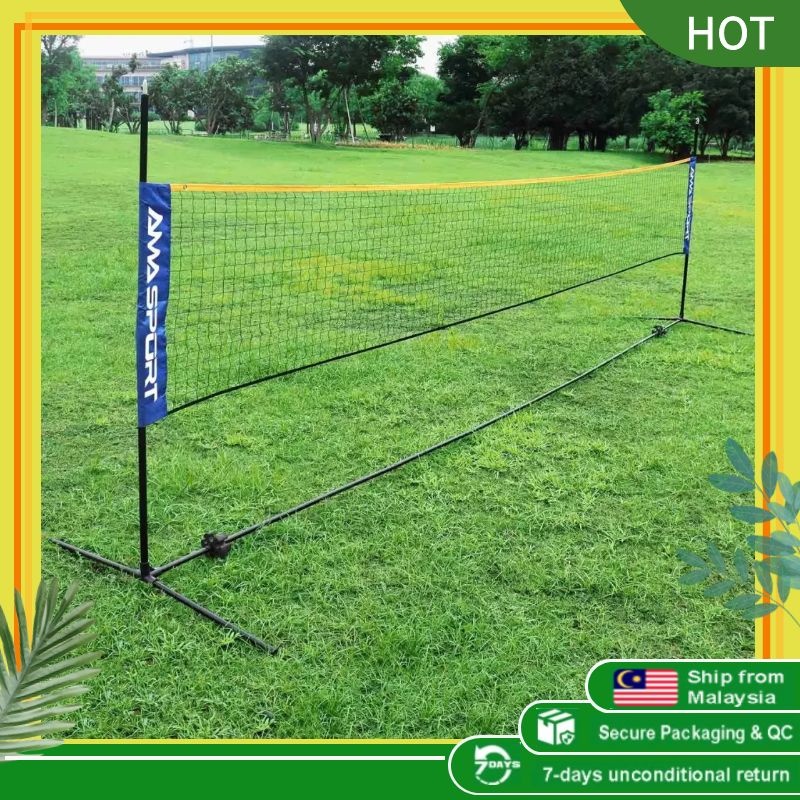 Portable Simple Folding Tennis Net Indoor And Outdoor Badminton Net Rack Sports 