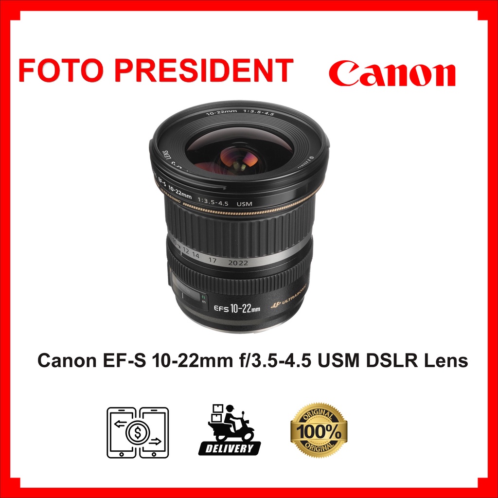 Canon EF-S 10-22mm f/3.5-4.5 USM DSLR Lens