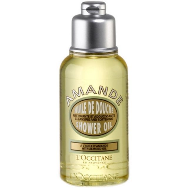 l'occitane almond shower oil travel size