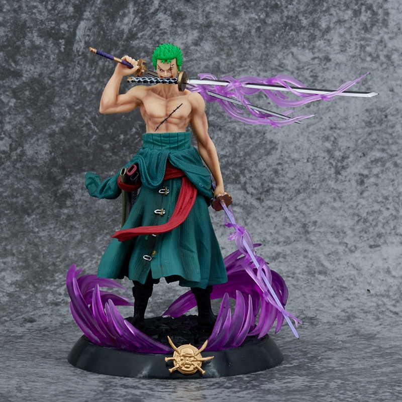 20.5cm One Piece Anime Figure Dream Roronoa Zoro Statue Action Figure ...