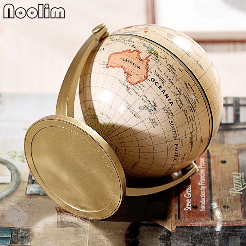 Movable Plastic Terrestrial Globe World Globe For Desk Craft Decor