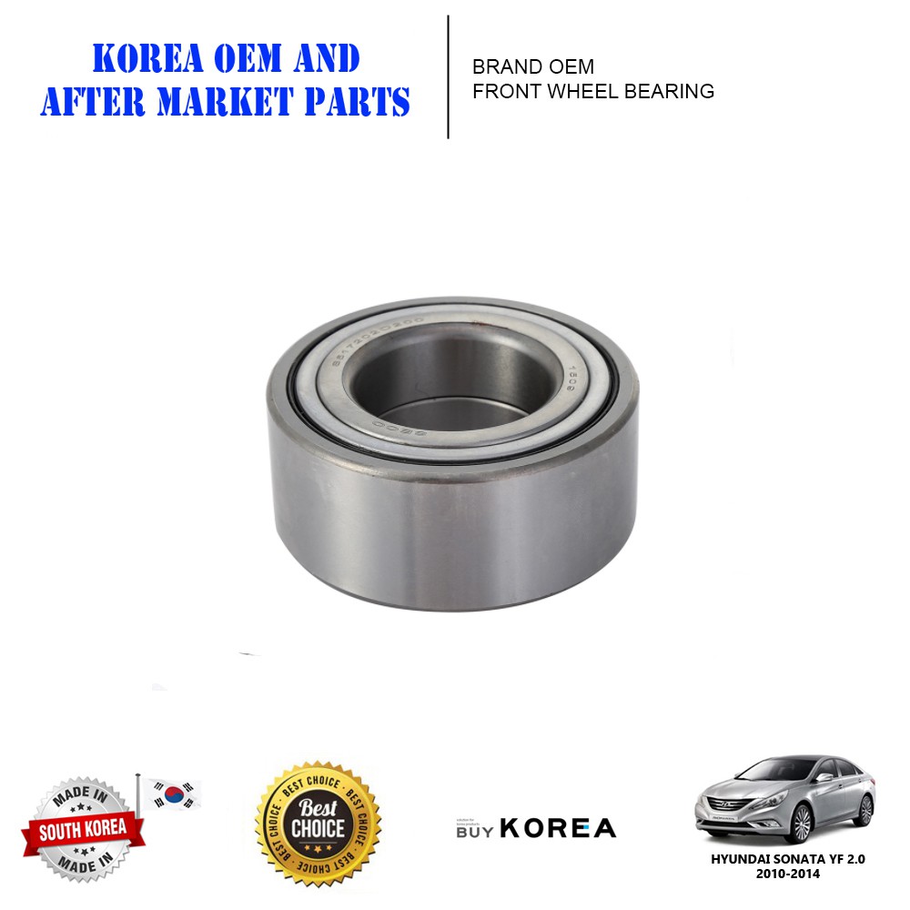 sonata front wheel bearing