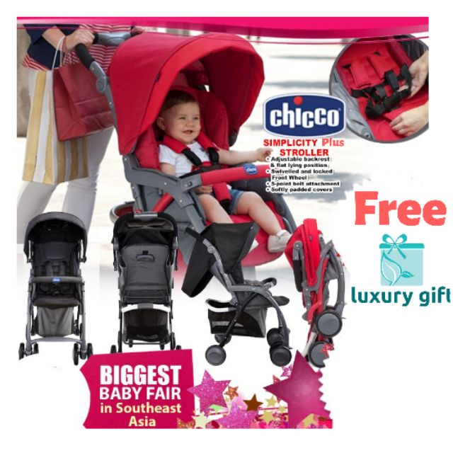 chicco simplicity plus stroller weight