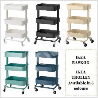 Ikea Raskog Raskog Ikea Trolley Troli Shopee Malaysia