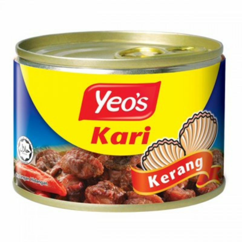 YEO'S CURRY COCKLES KARI KERANG 160G Shopee Malaysia