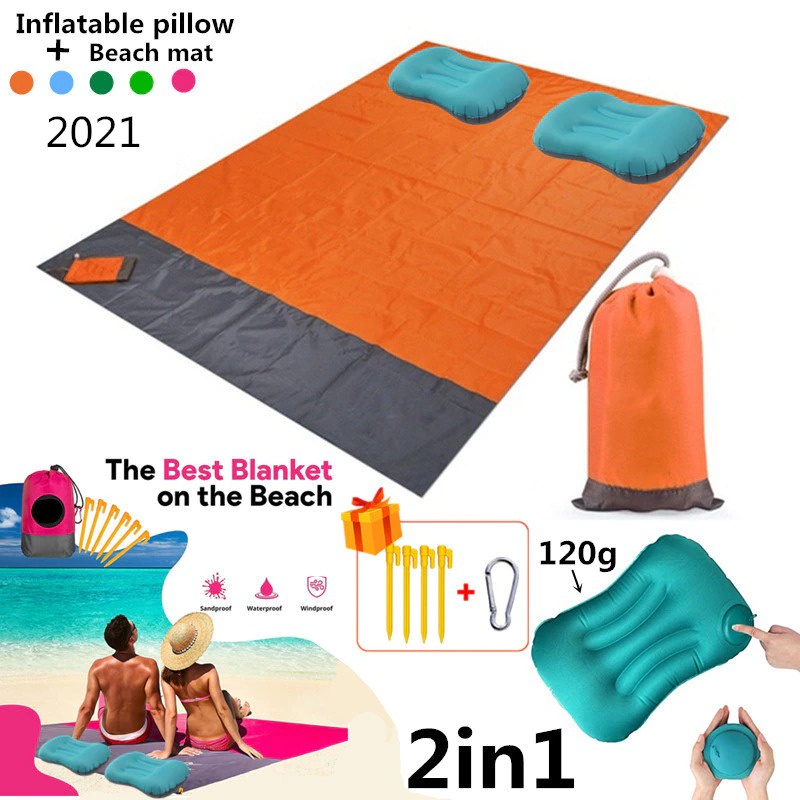 READY STOCKWaterproof Camping Picnic Mat Beach Blanket Outdoor Portable Lightweight Mattress Picknic Blanket Carpet