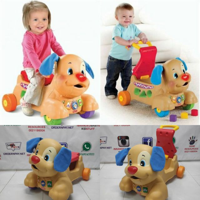 fisher price laugh and learn stride to ride puppy