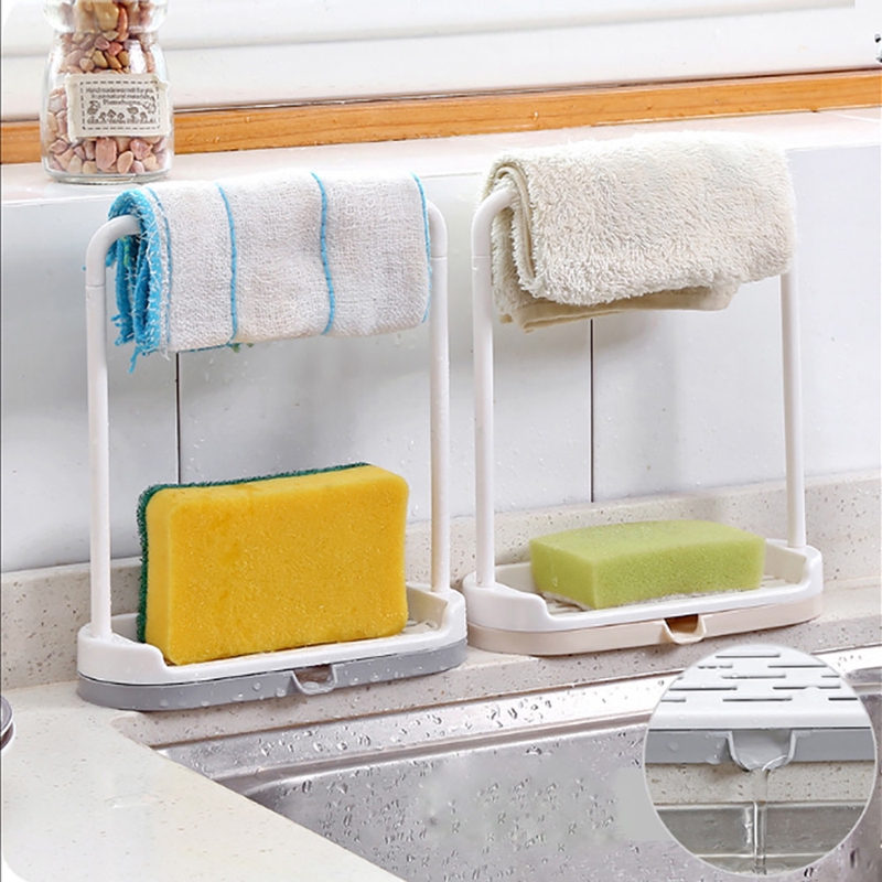 Portable New Hanging Bathroom Kitchen Utensils Towel Sponge