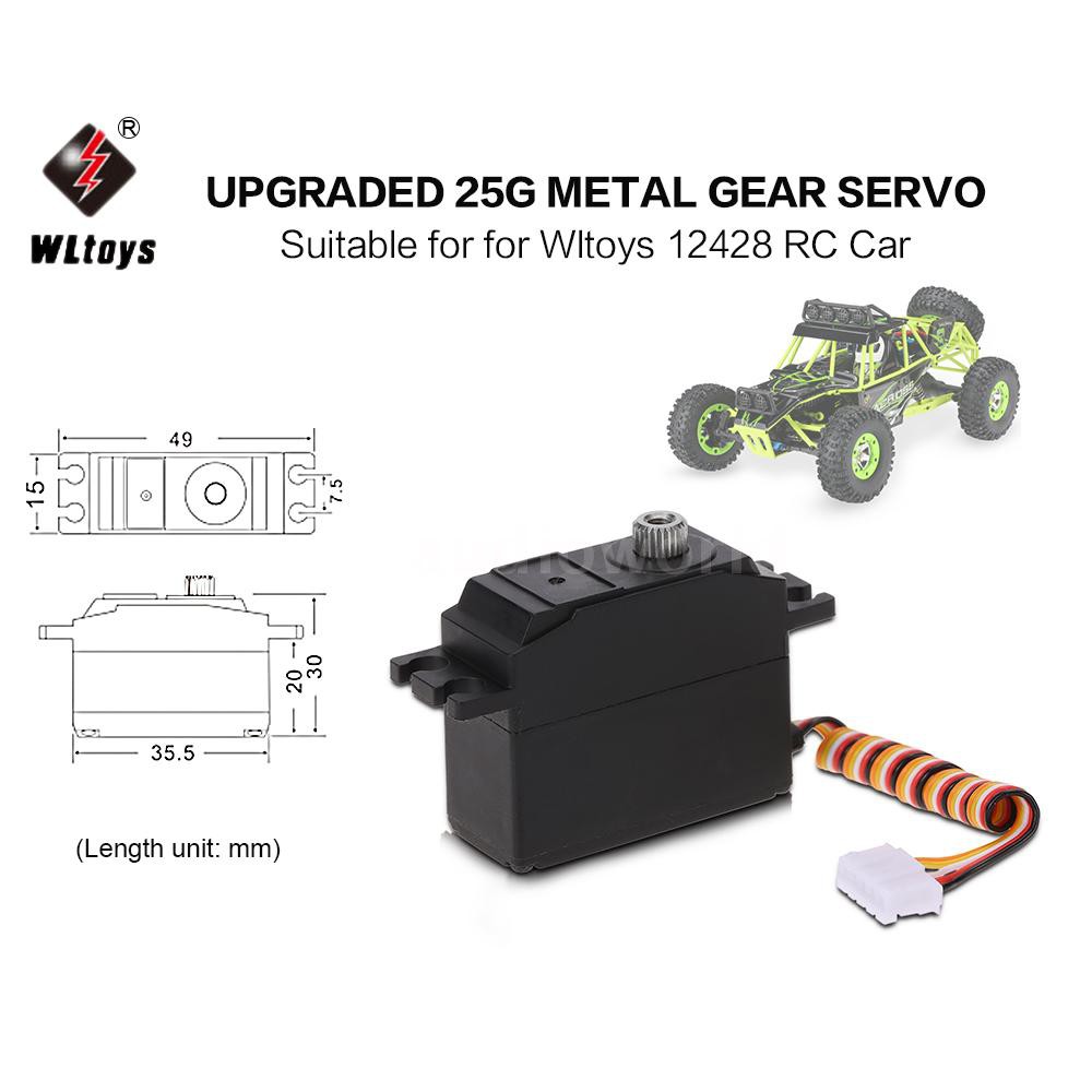 wltoys 12428 servo upgrade