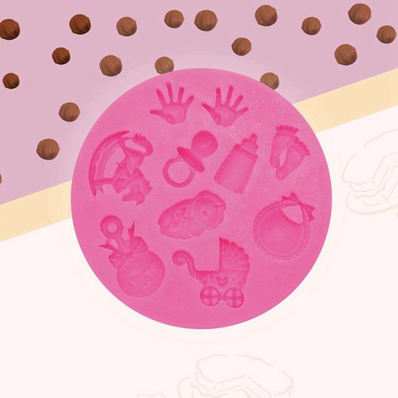 Home Supplies Baby Shower Party Silicone Cake Mould 3d Fondant