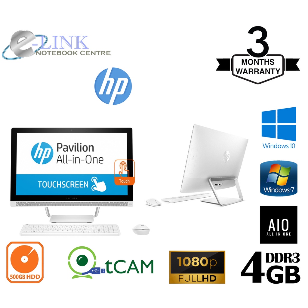 AIO Touch Screen I5 7th Gen HP Pavilion 24 B202D All In One   Ae963dba4130d9883ca3278363edfee6