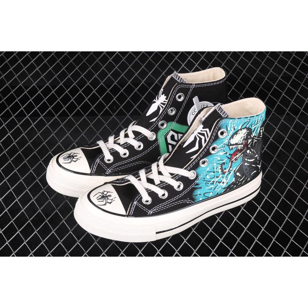 Venom X Converse Marvel Poison Joint High-top Shoes | Shopee Malaysia