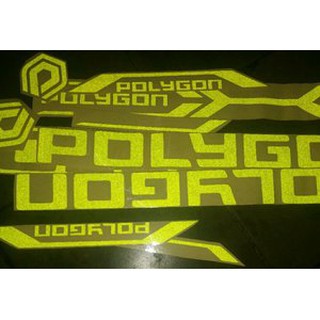 polygon bike stickers