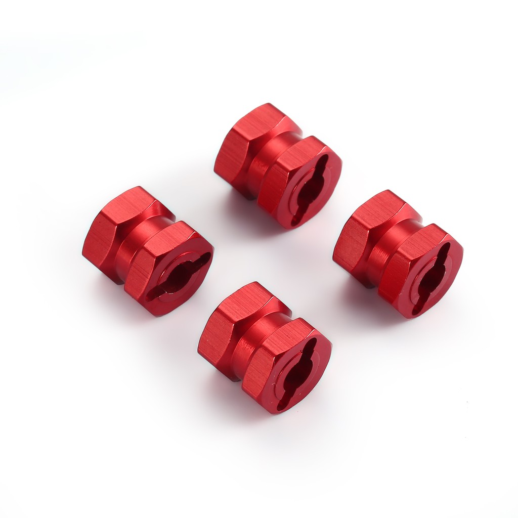 4pcs 12mm Hex 17mm Coupler Tire Extended Adapter for Traxxas Hsp Redcat Rc4wd