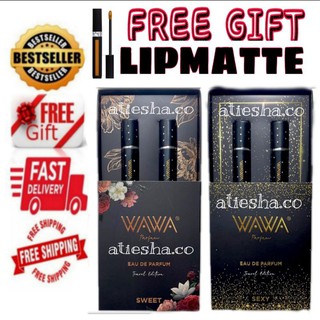 FREE LIPMATTE WAWA ZAINAL PERFUME PARFUM SWEET SEXY MINYAK WANGI LAMA