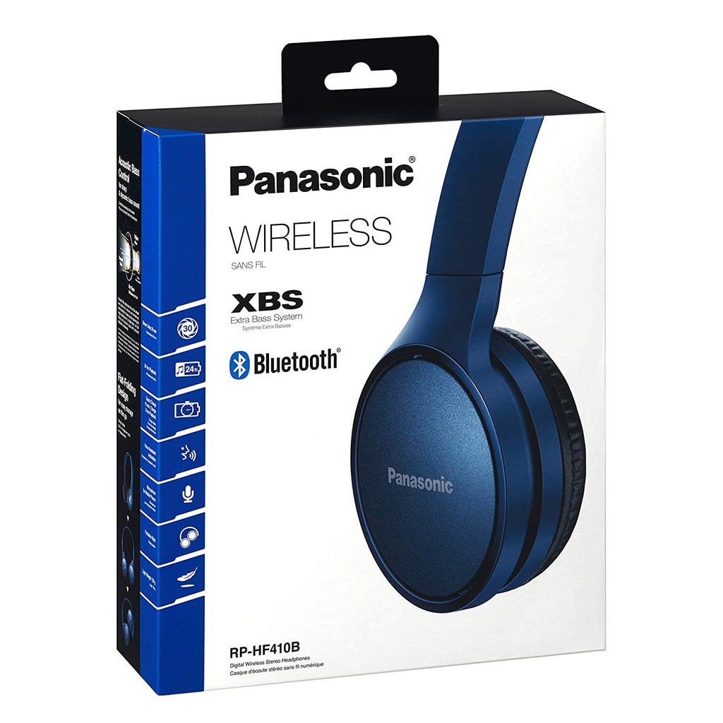 Panasonic RPHF410B Street Wireless Bluetooth Over Ear Headphones