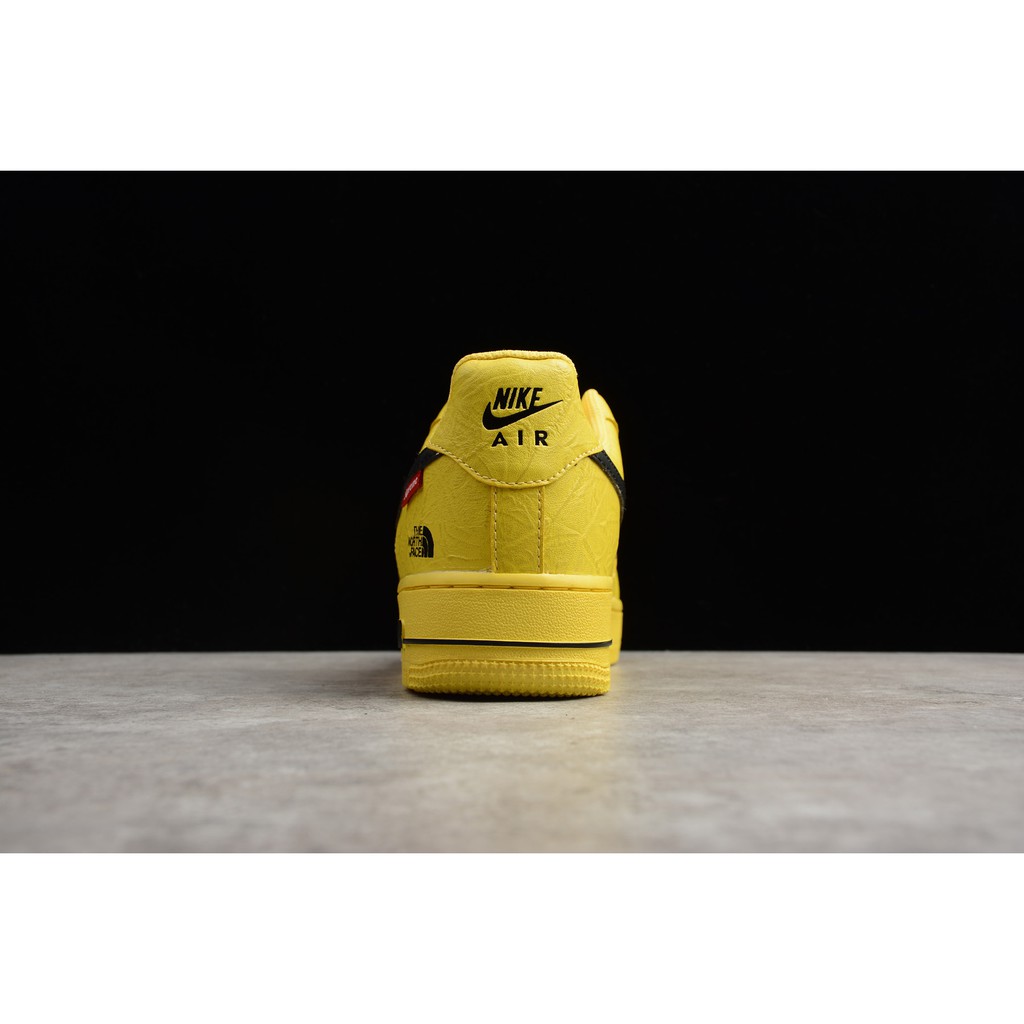 nike air force 1 supreme north face yellow