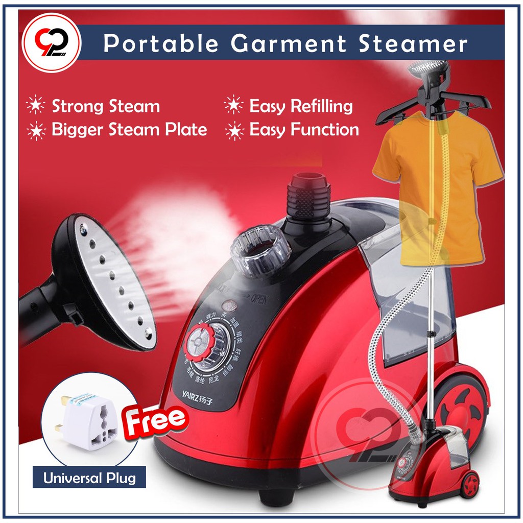 Portable Standtype Garment Steamer Standing Hanging Clothes Iron Seterika Stim Baju Pakaian