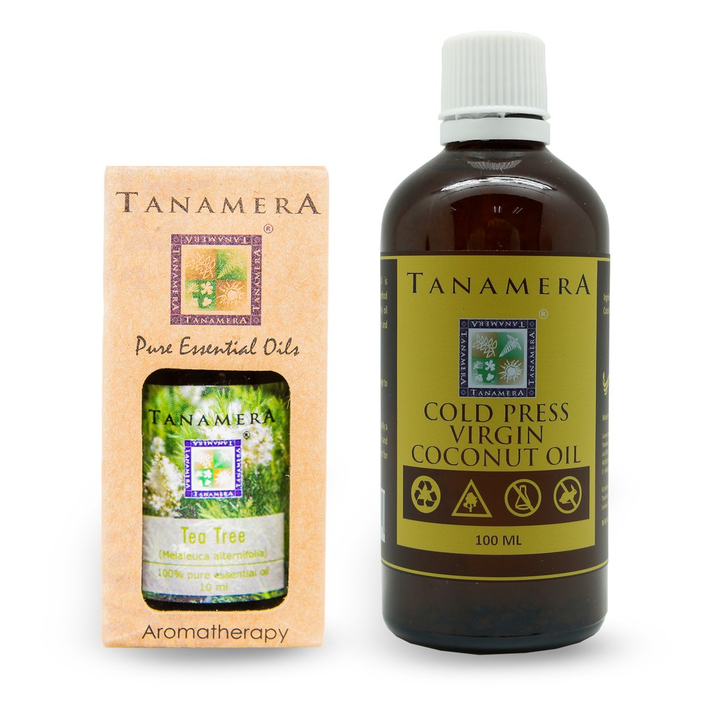 Tanamera Essential Oil Massage Oil Cold Press Virgin Coconut Oil 100 Ml