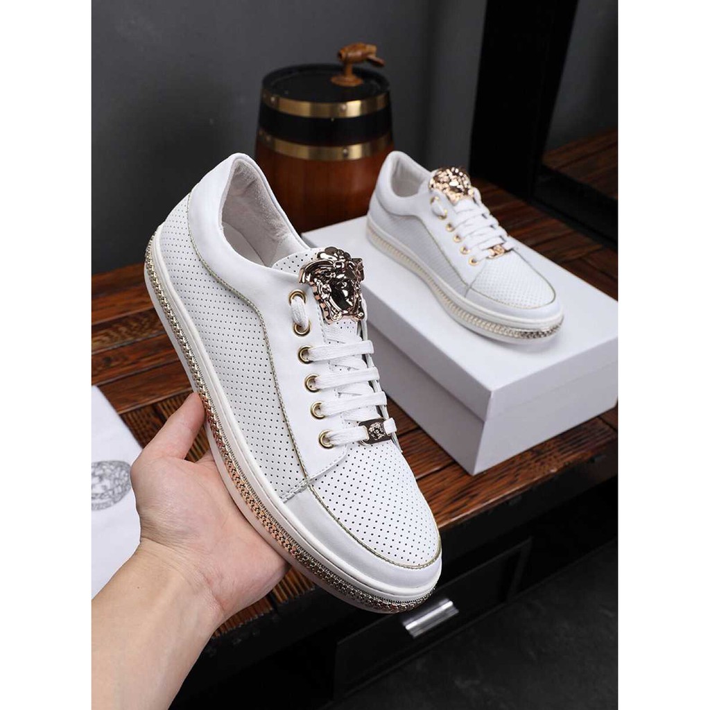 versace canvas shoes