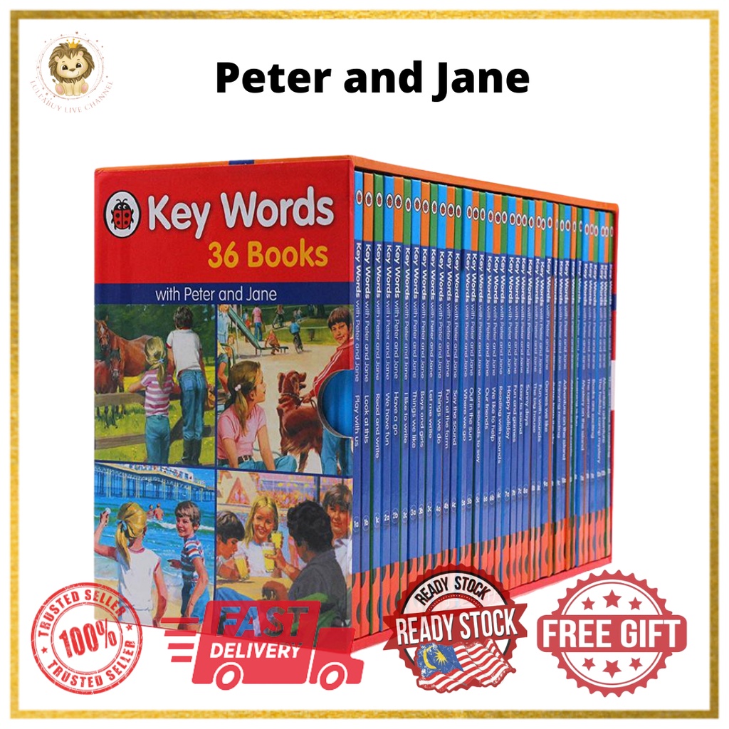 (Ready Stock)  Key Words with Peter and Jane Box Set keywords (36 books )