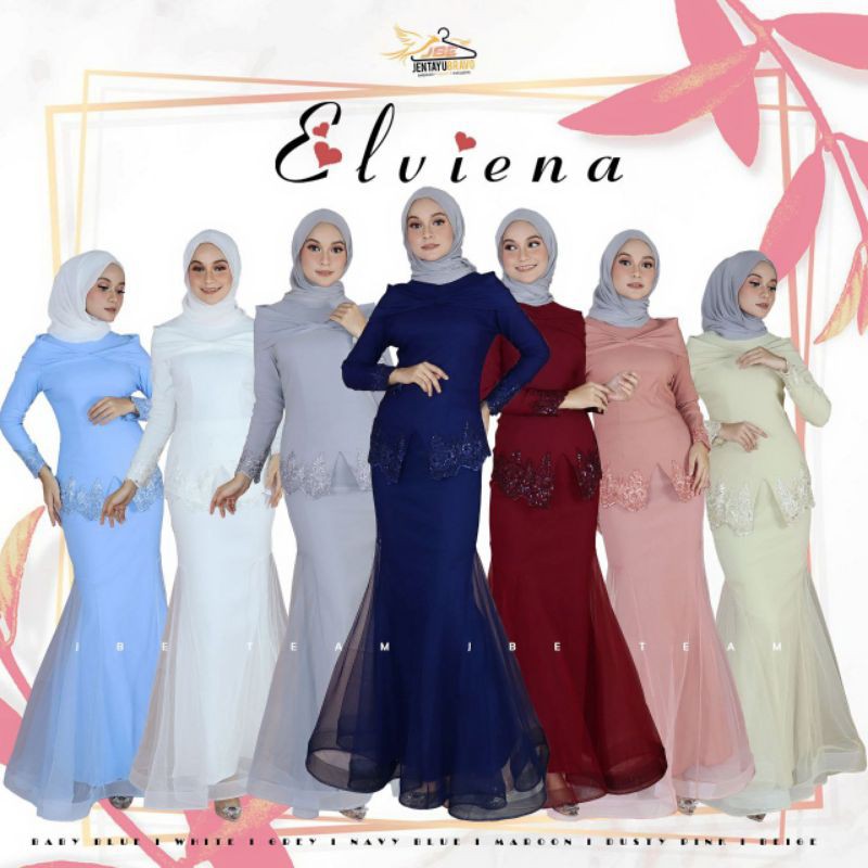 Buy Elviena Exclusive Kurung Baju Kenduri Kahwin Nikah Raya Bridesmaid Formal Office Wear 2021 Seetracker Malaysia