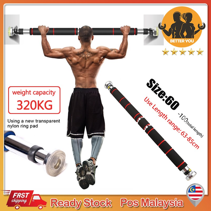 💪【Ready Stock】Door Way Pull Up Bar Push Up Workout Gym Chin Up Bar