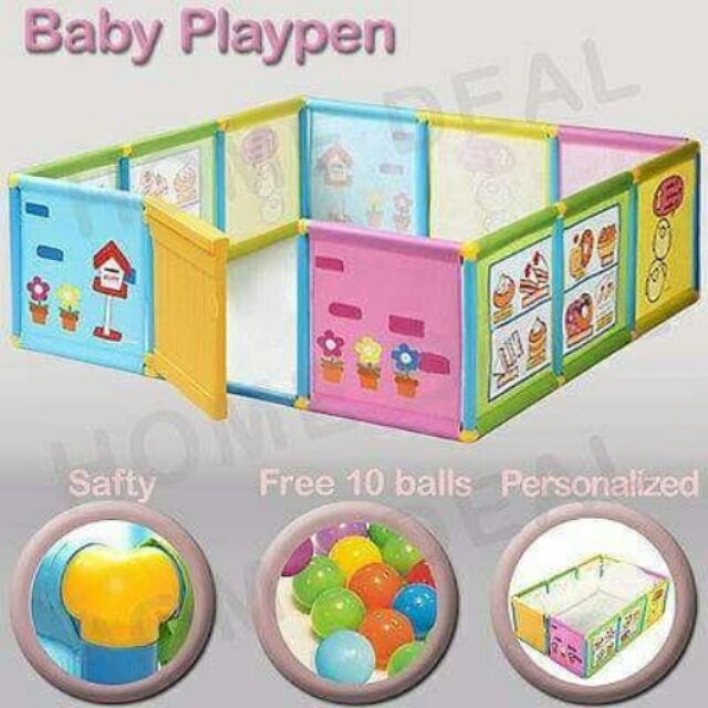 baby playpen shopee