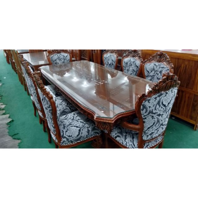 SET JATI MEJA MAKAN 8 KERUSI FABRIC Shopee Malaysia SET JATI MEJA MAKAN 8 KERUSI FABRIC Shopee Malaysia