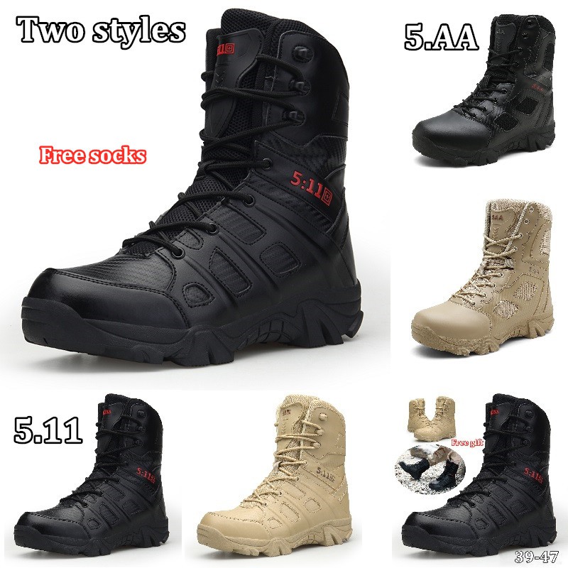 12 12 Big Sale 5 11 5 Aa Free Socks 39 47 Army Men S Tactical Boots Outdoor Hiking Combat Swat Boot Kasut Tentera Shopee Malaysia