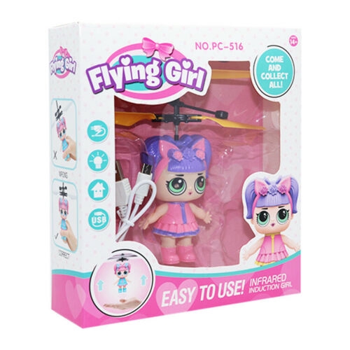 Toys for Girls Flying LOL Surprise Doll Induction Control Kids Birth Xmas Gift 