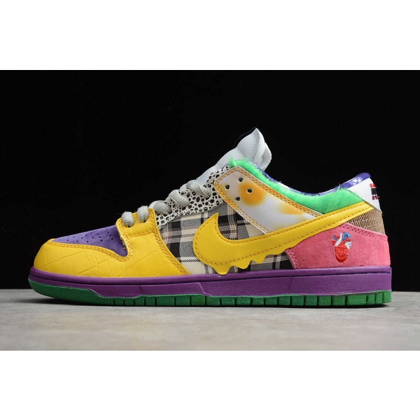 nike sb purple yellow