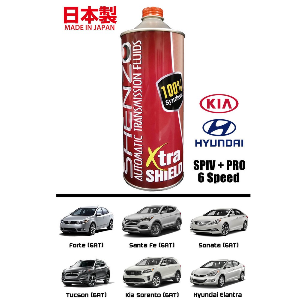 Hyundai Kia ATF SP-IV / SP4 - 6 Speed - Shenzo Racing Oil High Performance Fully Synthetic ATF 4L
