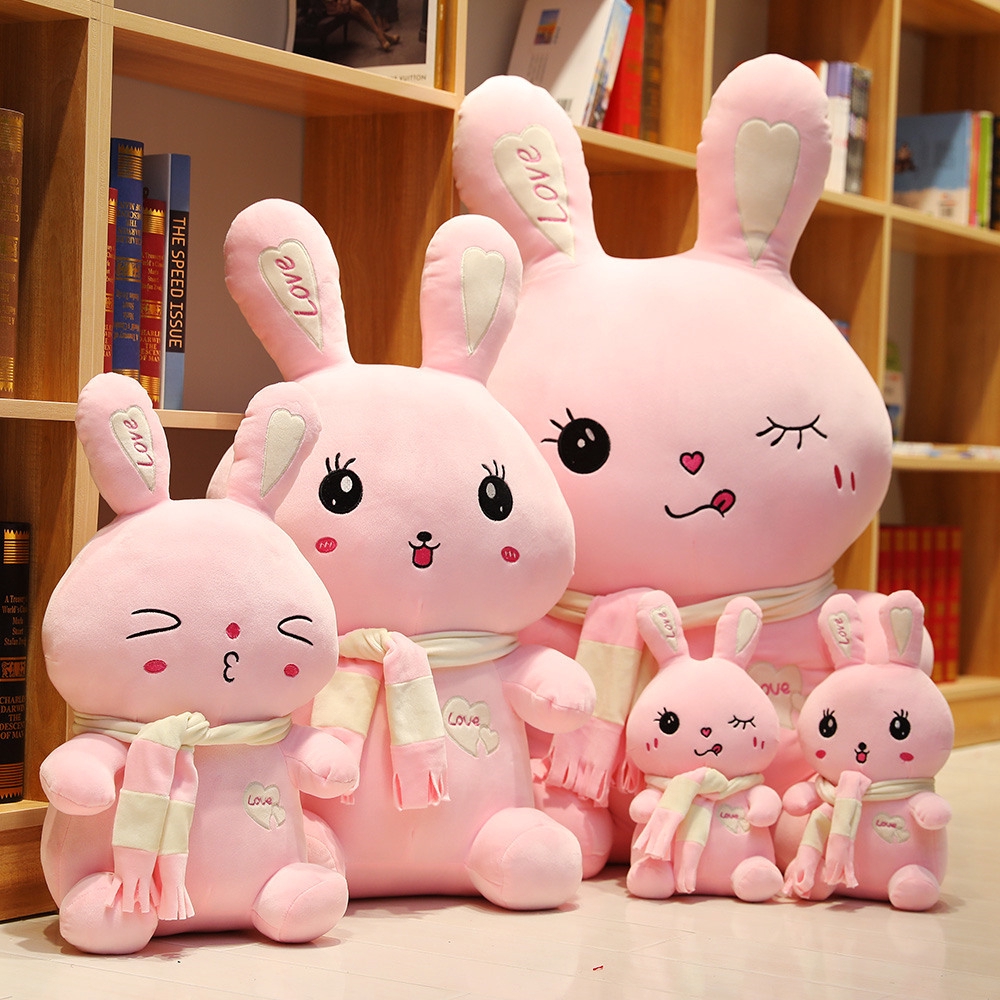 pink rabbit doll