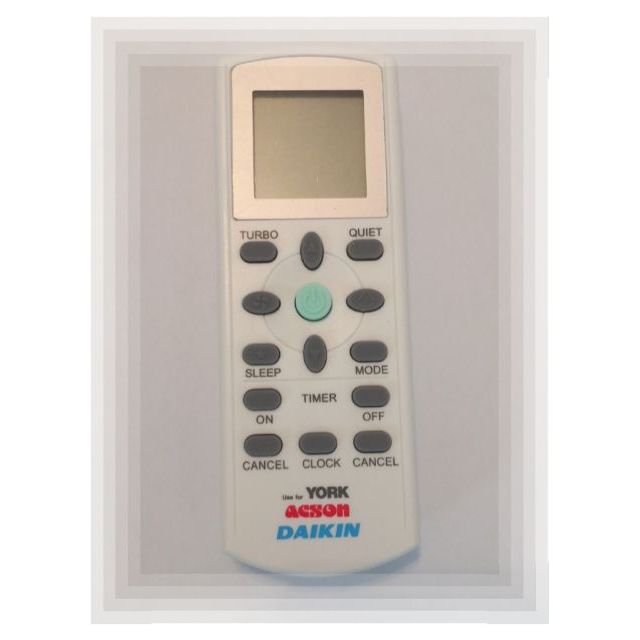 Daikin Acson York Air Conditioner Remote Control (Free ...