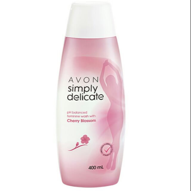 Avon Simply Delicate 400mL pH Balanced Feminine Wash - Cherry Blossom ...