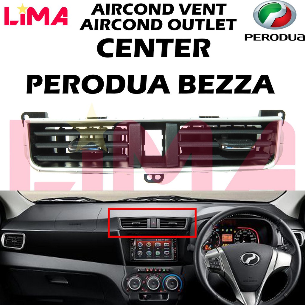 PERODUA BEZZA AIRCOND OUTLET VENT CENTER *ORIGINAL 