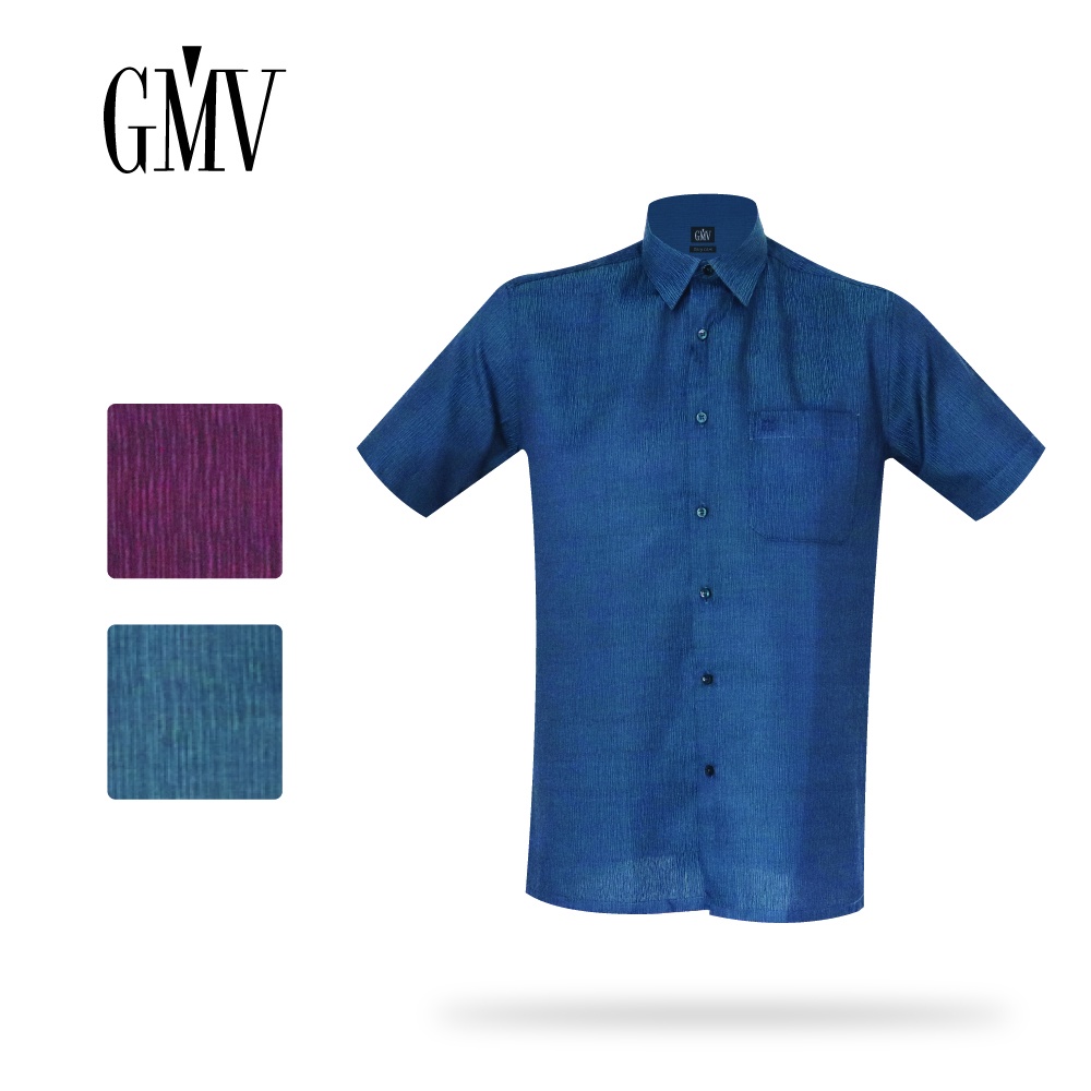 GMV Men's Short Sleeve Plain Shirt - GM42002B221 | Shopee Malaysia