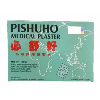 Pishuho Medical Plaster 10 S Box Plaster Untuk Sakit Otot Sendi Kepala Badan