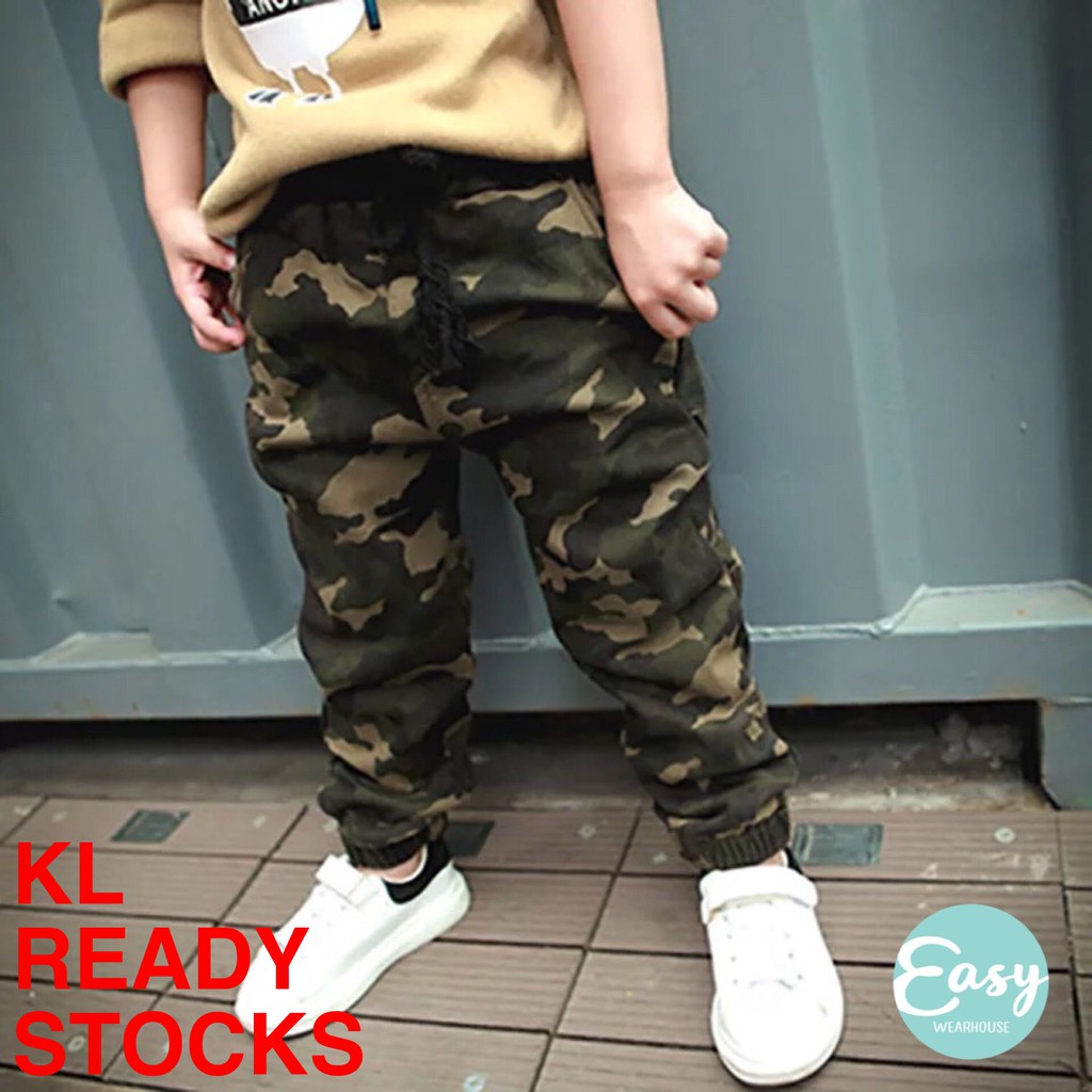 boys army joggers