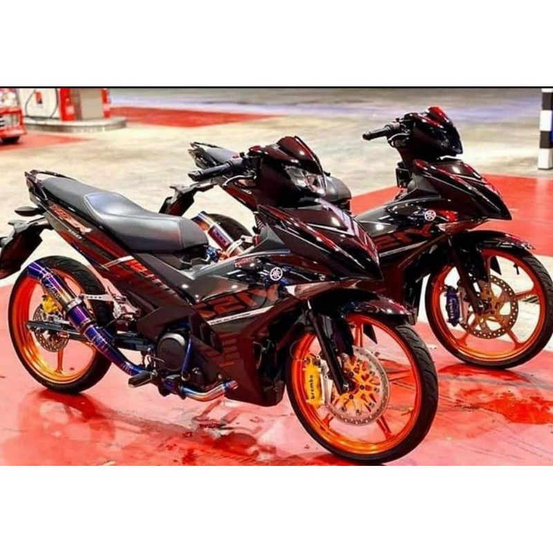 Buy Coverset Yamaha Y15zr Hitam 1st Model 2015 Original Hly Y15 Ysuku V1 V2 2016 First Model Black Batman Seetracker Malaysia