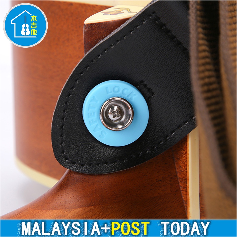 Bass Guitar Strap Locks Blocks Rubber Material Soft Anti Slip Tail Nail Buckle Parts背带扣防滑垫片电木吉他贝司背带纽扣硅胶防脱垫子配件
