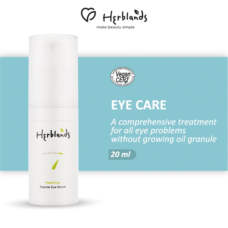 [Eye Care] Herblands Repairing Peptide Eye Serum (20ml) Eye Treatment Eye Cream 眼部精华 眼部护理