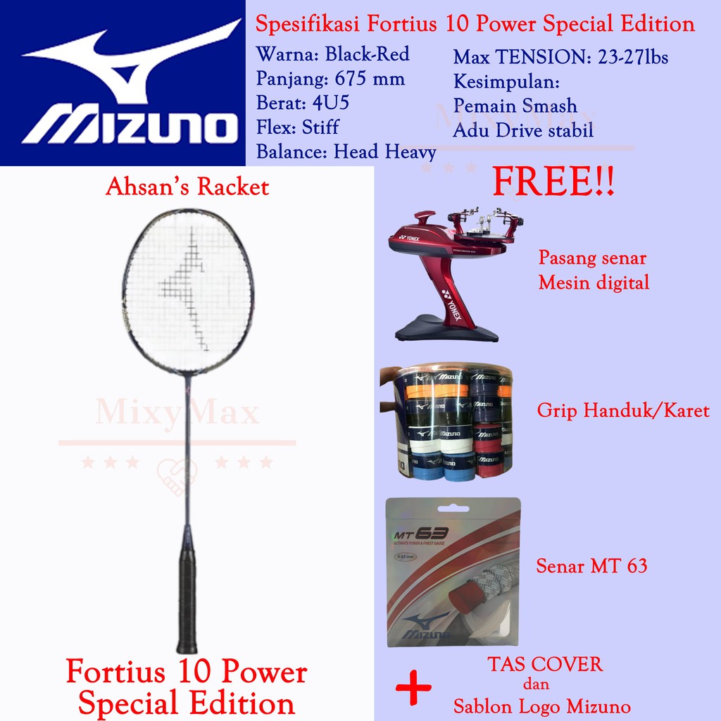 mizuno racket ahsan