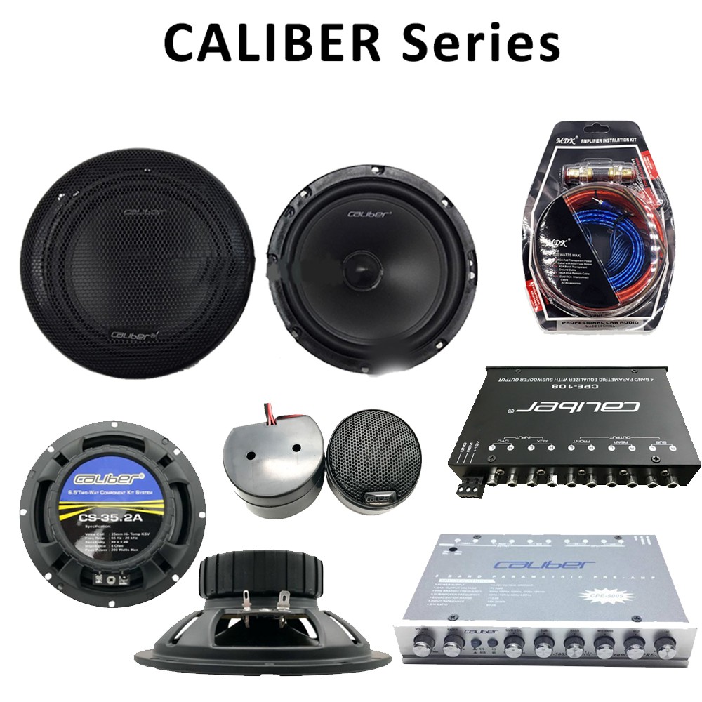 CALIBER Series 12''CPW-38 Woofer/CS-35.2A/CS-434/CW-6006 Bass/CS-616SL 2 Speaker/Cable Set/Dome Tweeter/Pre Amp | Shopee Malaysia