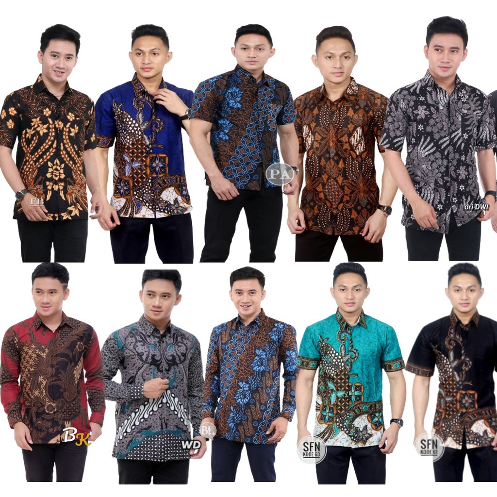 READY STOCK] KEMEJA BATIK LELAKI PREMIUM COTTON / MAN BATIK SHIRT 