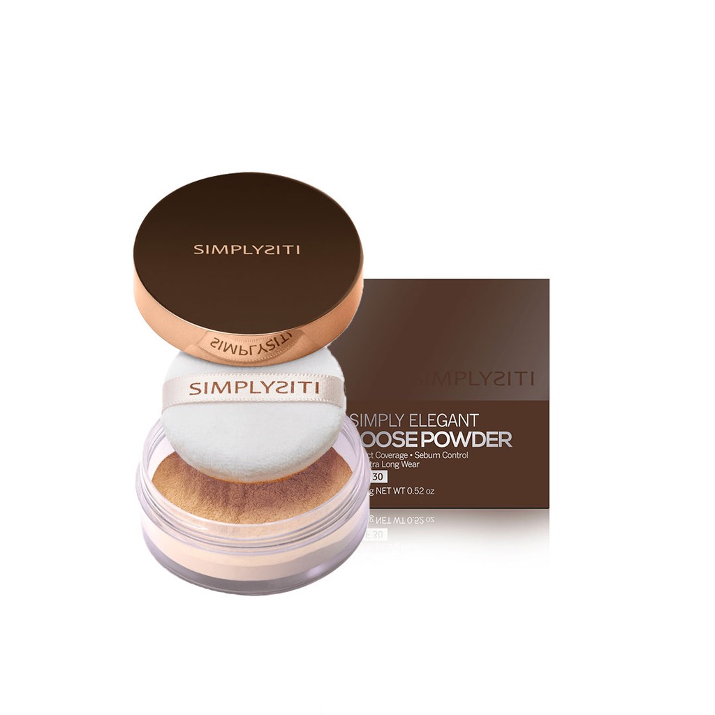 Simplysiti Simply Elegant Loose Powder Deep Beige Slp03 Shopee Malaysia