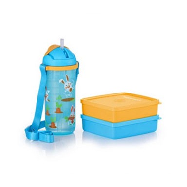 [ READY STOCK ] Tupperware Happy Bunny Lunch Set / NEW ARRIVAL STOCK