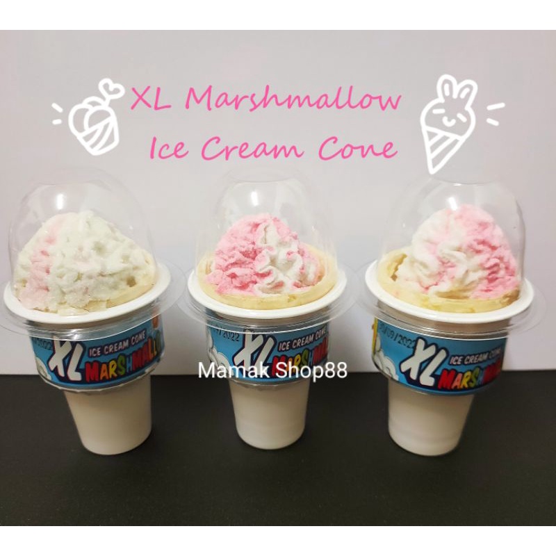 Marshmallow Ice Cream Cone (16g) Shopee Malaysia