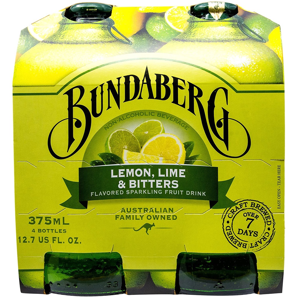 Bundaberg Lemon Lime & Bitters Sparkling Drink 4 x 375ml Shopee Malaysia